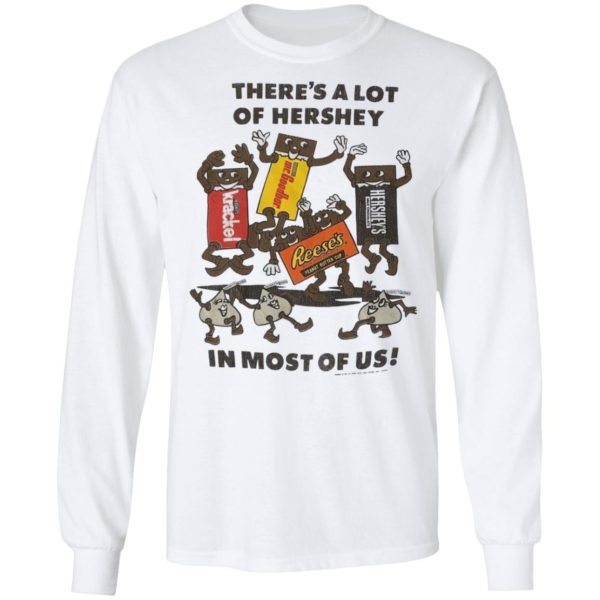 Hershey Chocolate There’s A Lot Of Hershey In Most Of Us Shirt