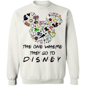Mickey Mouse Head The One Where They Go To Disney Shirt