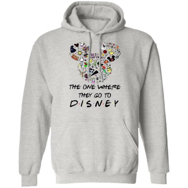 Mickey Mouse Head The One Where They Go To Disney Shirt