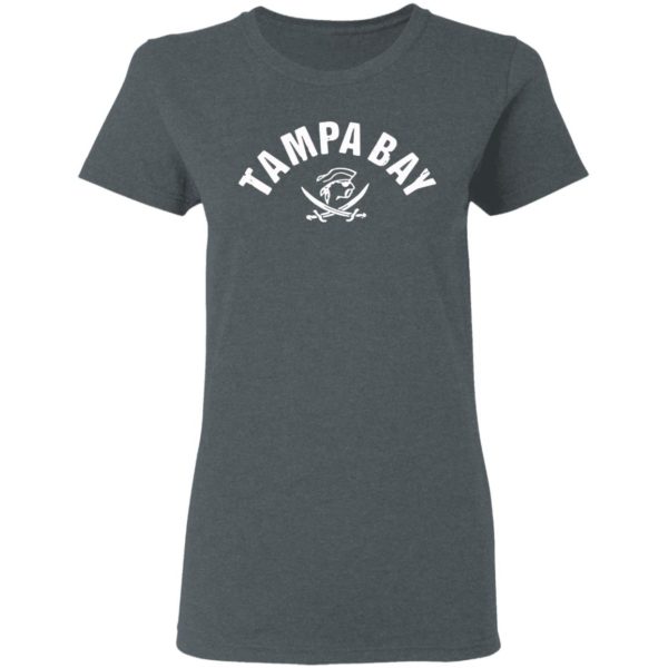 Red Tampa Bay Old School Pirate TB Cool Tampa Bay Shirt