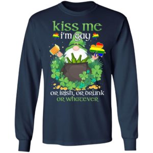 unny Gay St Patrick’s Day Kiss Me I’m Gay Shirt