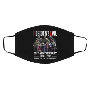 Resident Evil 25Th Anniversary 1996-2021 Thank You For The Memories Mask