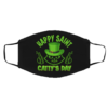 Happy Saint Catty’s Day Funny Cat St Patrick’s Day Mask