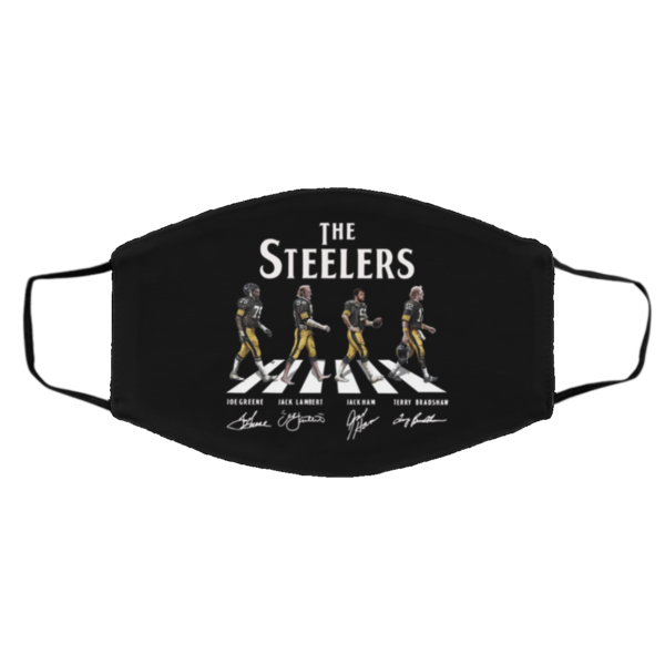 The Steelers Abbey Road Signatures Face Mask