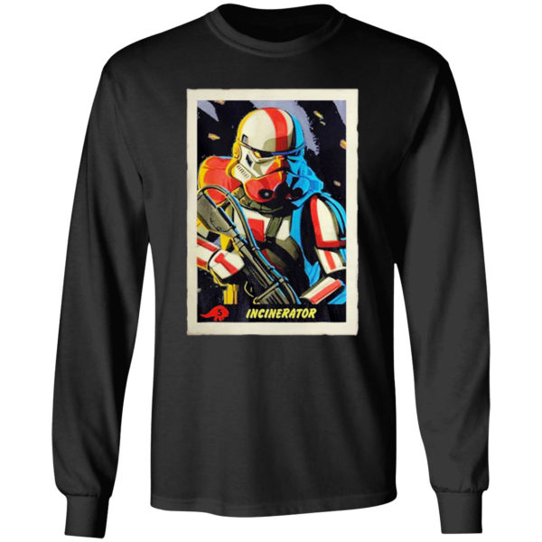 Star wars the mandalorian incinerator stormtrooper card shirt