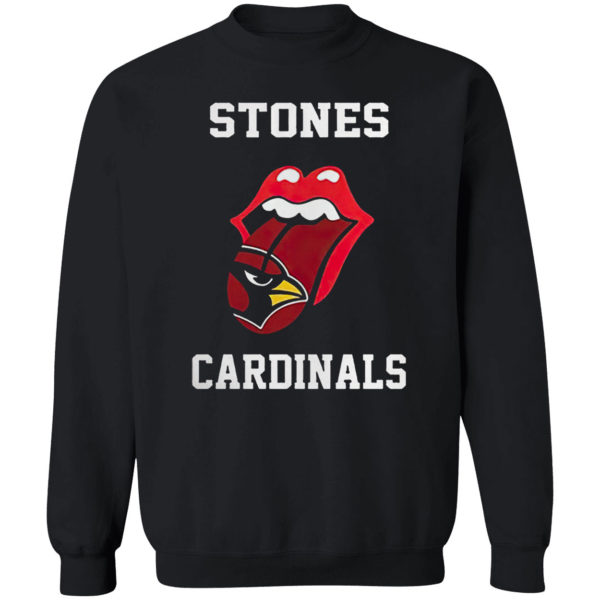 Rolling Stones Arizona Cardinals logo shirt