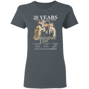 20 years Trading Day thank you for the memories signatures shirt