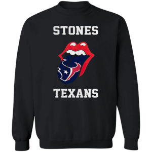 Rolling Stones Houston Texans logo shirt