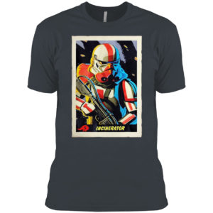 Star wars the mandalorian incinerator stormtrooper card shirt