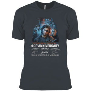 Escape from New York 40Th anniversary 1981 2021 signatures shirt
