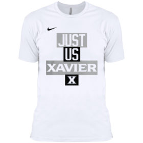 Xavier Musketeers Nike just us Xavier shirt