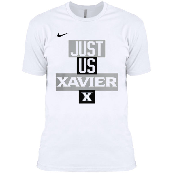 Xavier Musketeers Nike just us Xavier shirt