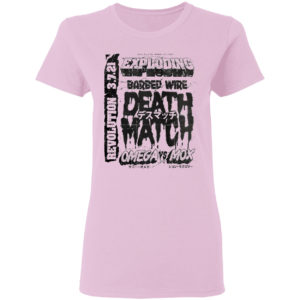 Kenny Omega Vs Jon Moxley Exploding Barbed Wire Death Match T-Shirt
