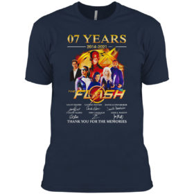 07 Years 2014 2021 Of The Flash Signatures Thank You For The Memories Shirt