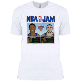 NBA Jam Knicks Barrett and Toppin shirt