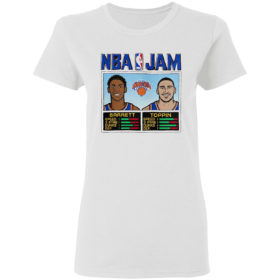 NBA Jam Knicks Barrett and Toppin shirt