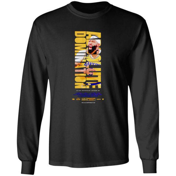 Anthony Davis Los Angeles Lakers Check the Credits Player shirt