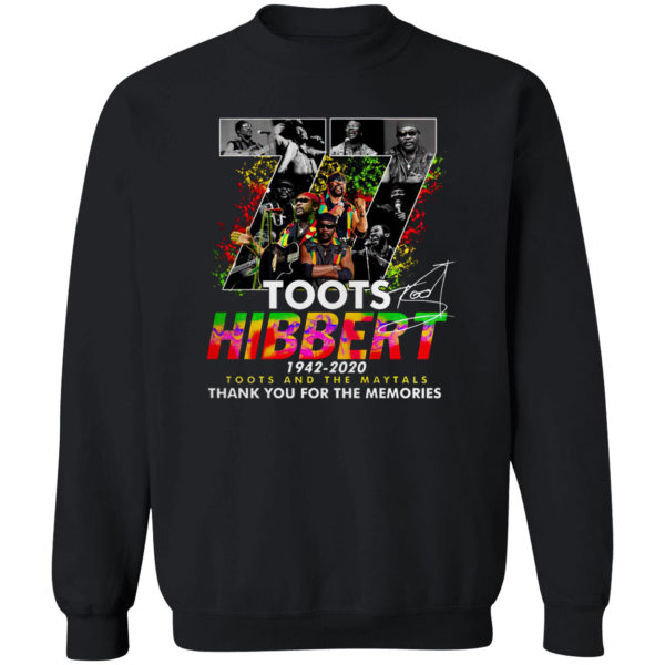 Original 77 years of Toots Hibbert 1942-2020 Toots And The Maytals Signature Shirt