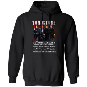 Top Tombstone 28th Anniversary Thank You For The Memories Signatures Shirt