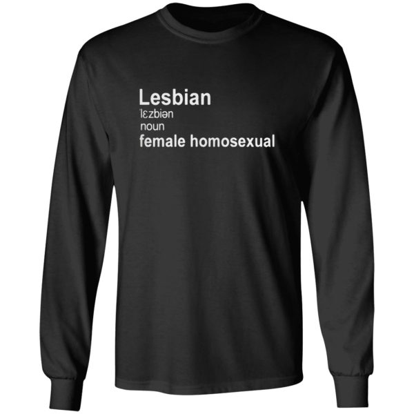 Lesbian female homosexual shirt