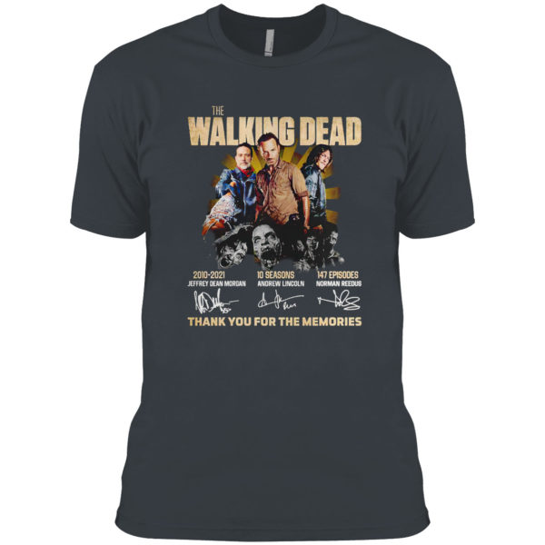 The Walking Dead 2010 2021 thank you for the memories shirt