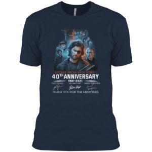 Escape from New York 40Th anniversary 1981 2021 signatures shirt