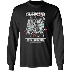 Ohio Bobcats 2021 Mac Tournament Champions Men's Basketball Shirt