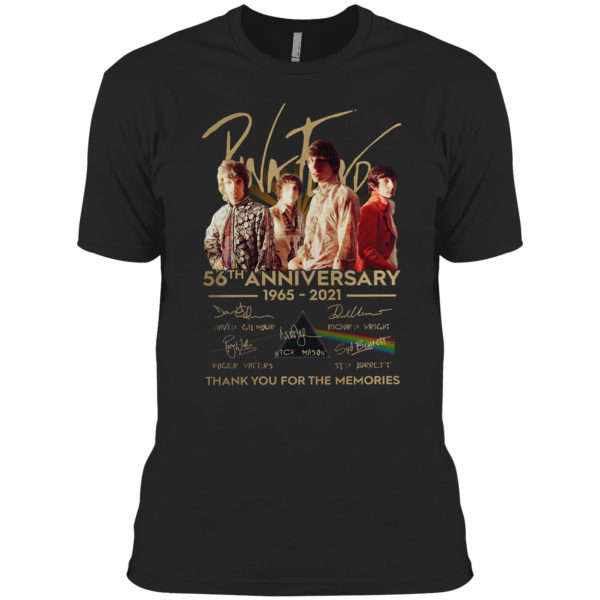 Pink Find 56TH Anniversary 1965 2021 signatures shirt