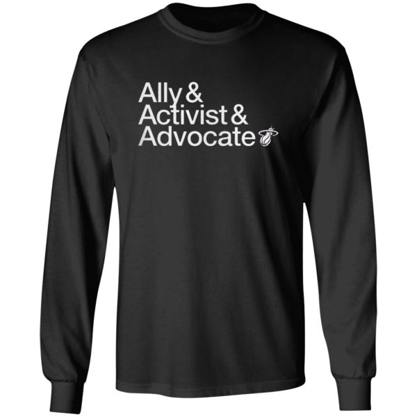 Ally And Activist And 25 Advocate Shirt