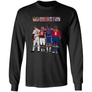 Washington Sport Teams With Scherzer Green Unseld And Ovechkin Signatures Shirt