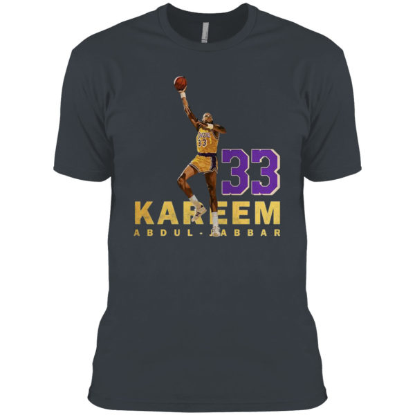Kareem abdul jabbar 33 los angeles 1984-1985 shirt