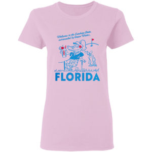 Sonic Welcome To The Sunshine State Surrounded By Ocean Water Florida Shirt