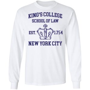 Alexander Hamilton Kings College School Of Law Est 1954 New York City Tee Shirt