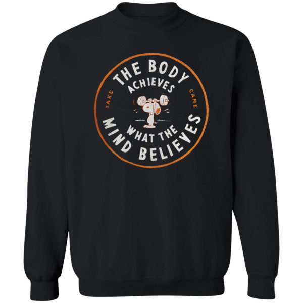 The Boy Achieves what the mind believes Peanuts shirt