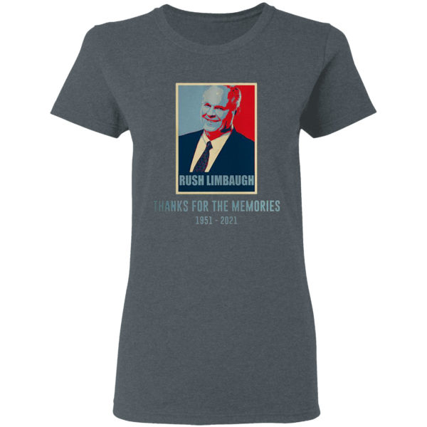 Rush Limbaugh thank for the memories 1951-2021 vintage art shirt