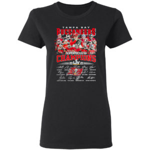 Buccaneers super bowl LV Champions shirt