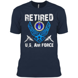 Retired U.S Air Force Veteran Patriotic Air Force Retired T-shirt