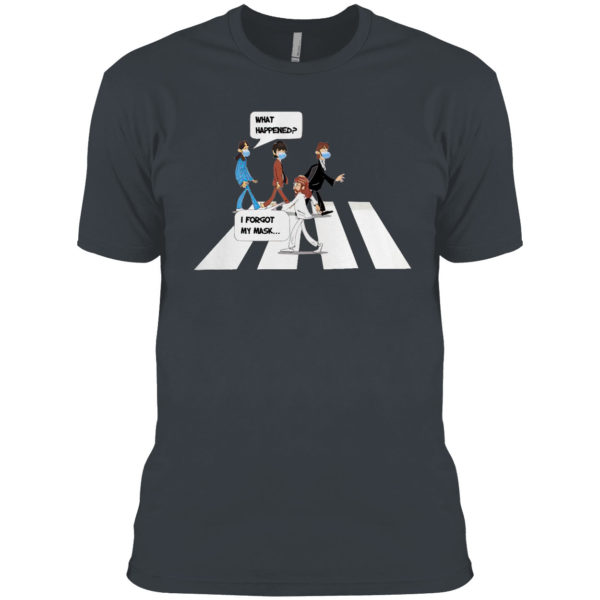 The Beatles Abbey Road what happened I forget mask shirt