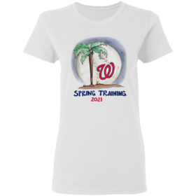 Washington Nationals baseball MLB 2021 Spring Training shirt