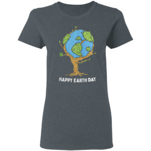 Earth Tree Happy Earth Day Shirt