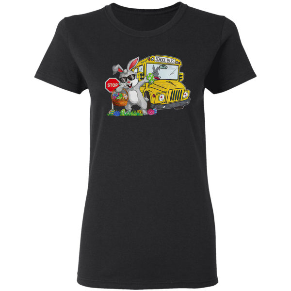 Rabbit School bus stop shirt