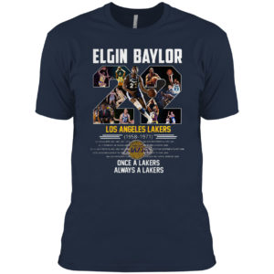 Elgin Baylor 22 Los Angeles Lakers 1958 1971 shirt