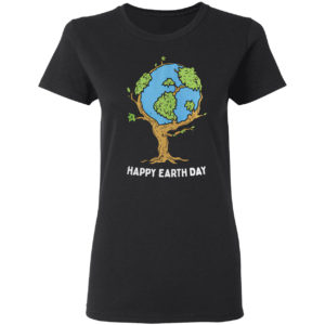 Earth Tree Happy Earth Day Shirt