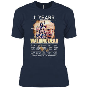 11 years 2010 2021 The Walking Dead thank you for the memories shirt