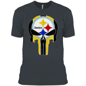 Skull NFL Pittsburgh Steelers logo shirt