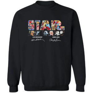 Star Trek Wars Gene Roddenberry George Lucas signatures shirt