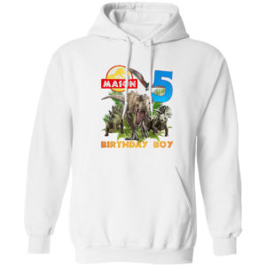 Dinosaurs Mason 5 Birthday boy shirt