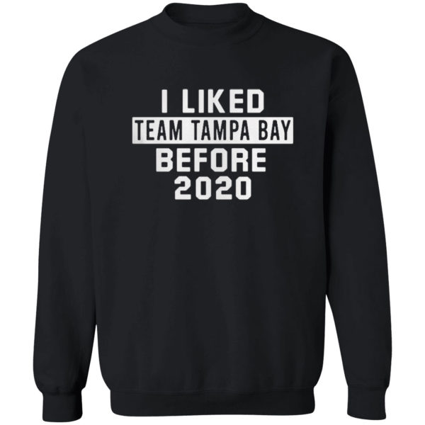 I Liked Team Tampa Bay Before 2020 Shirt