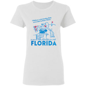 Sonic Welcome To The Sunshine State Surrounded By Ocean Water Florida Shirt