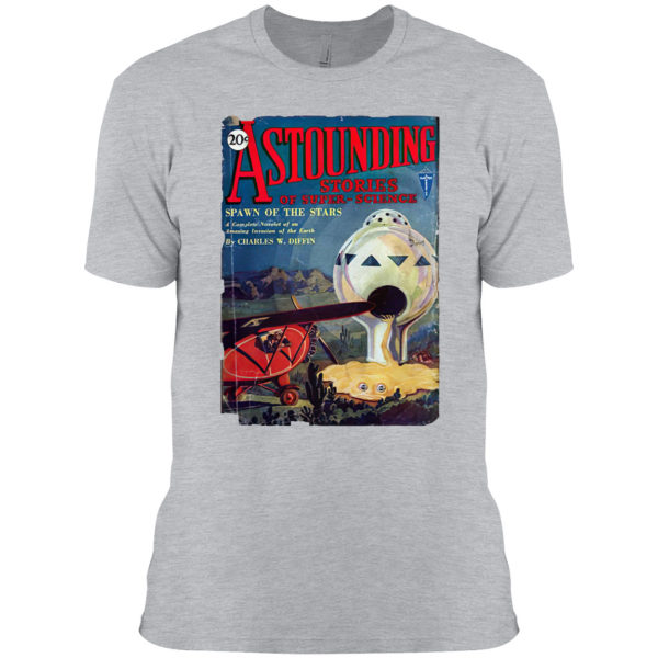 Vintage 1930’s Science Fiction Futuristic Classic Comic Book Cover Artwork Shirt